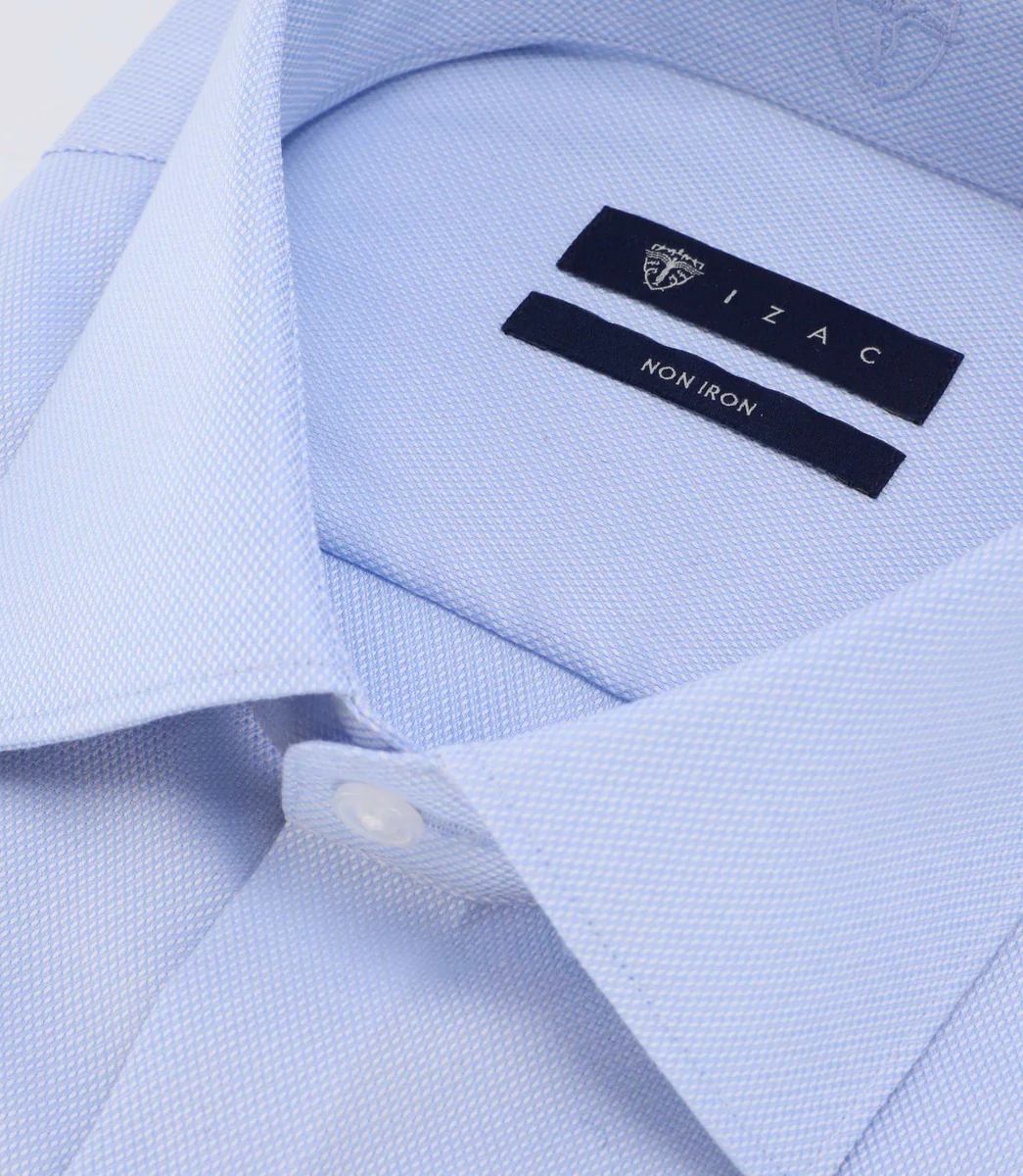 Chemise infroissable ciel