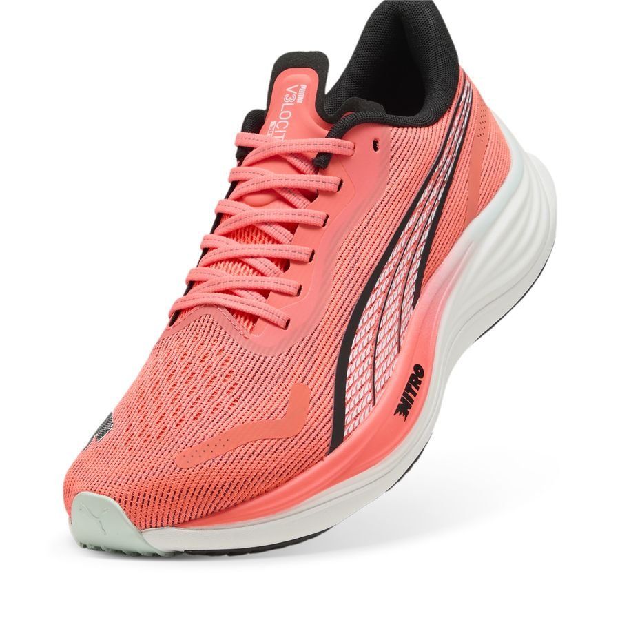 PUMA Chaussures de Running Velocity Nitro 3 - Glowing Red/Noir/Blanc