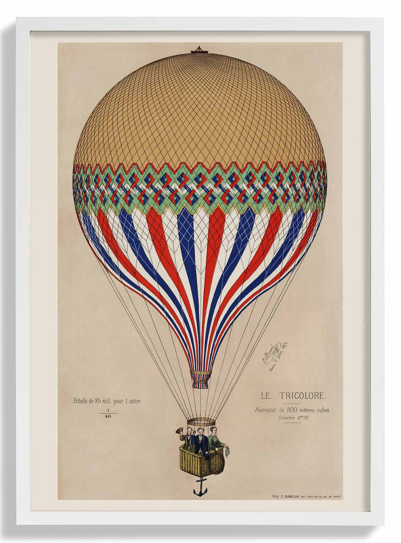 Trikolore Ballon