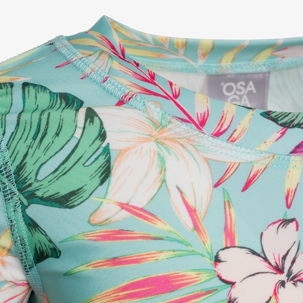 Osaga kinder UV zwemshirt met bloemenprint