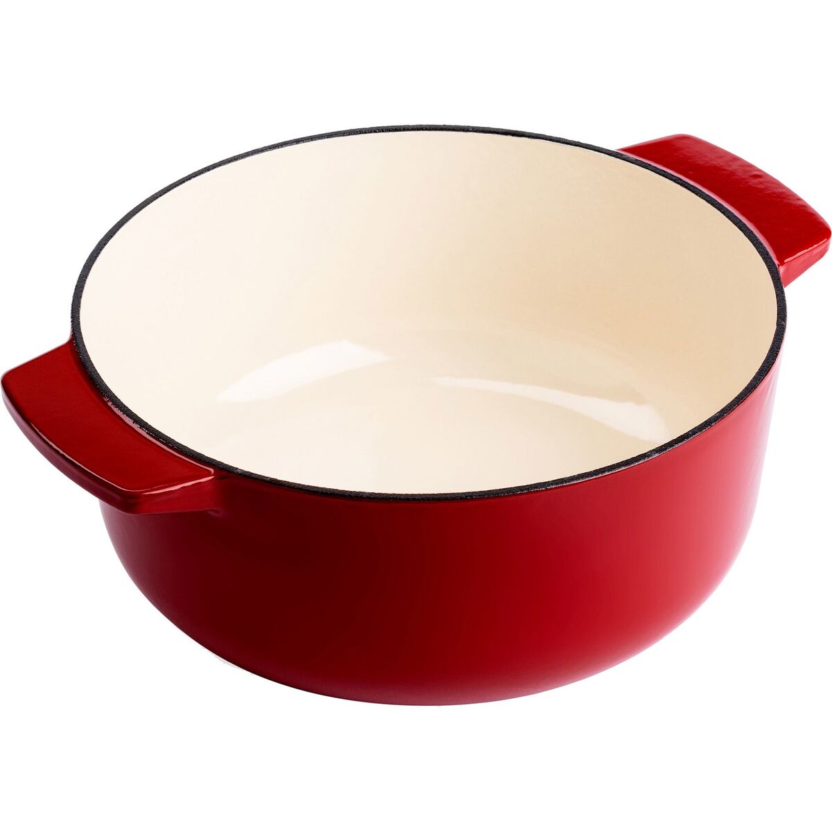 Støpejernsgryte 26 cm/5,2 liter, empire red