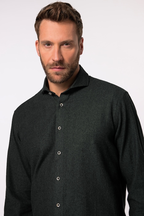 JP 1880 Flanellhemd, Langarm, Hai-Kragen, Comfort Fit, bis 8 XL