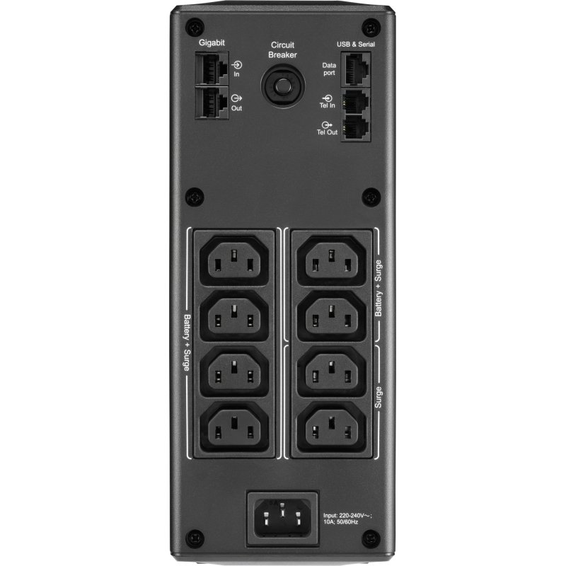 APC Back UPS Pro BR 1300VA - 8 CEI - AVR - Interface LCD
