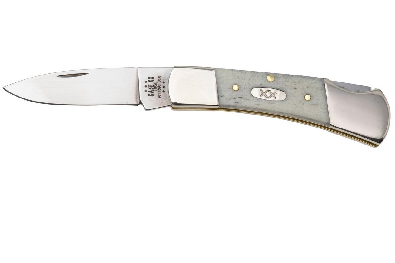 Case Lockback 13314 Smooth Natural Bone 61225L SS, zakmes