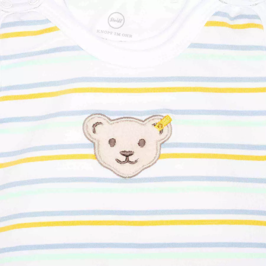 Steiff Strampler Set Bright White