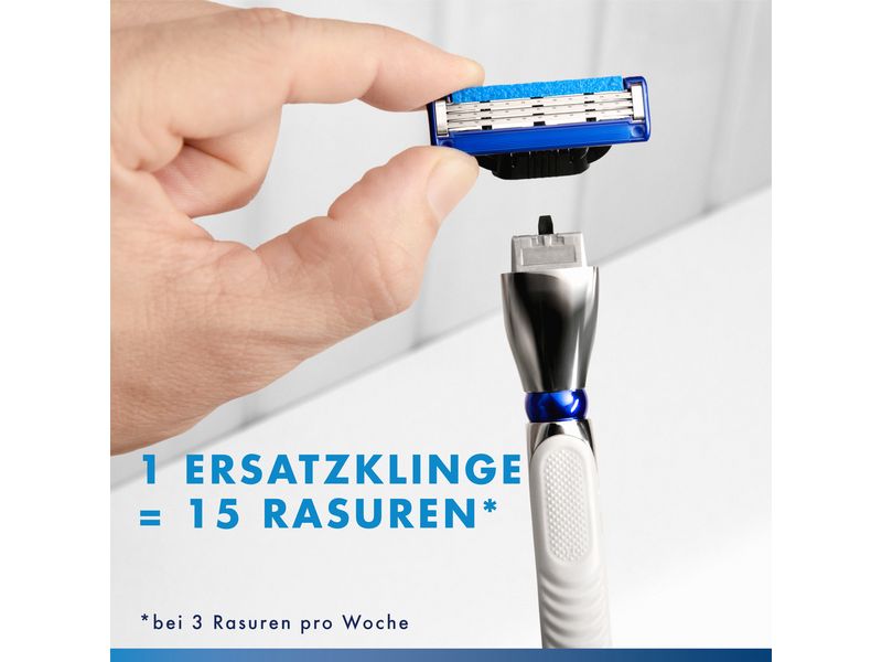 Gillette Rasierklingen Mach3 Turbo 12 Stück Ersatzklingen mit Gleitstreifen für ein sanftes Gleiten und neuer Klingenbeschichtung