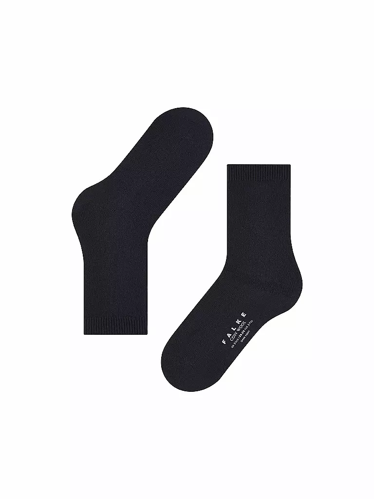 FALKE Socken COSY WOOL dark navy dunkelblau