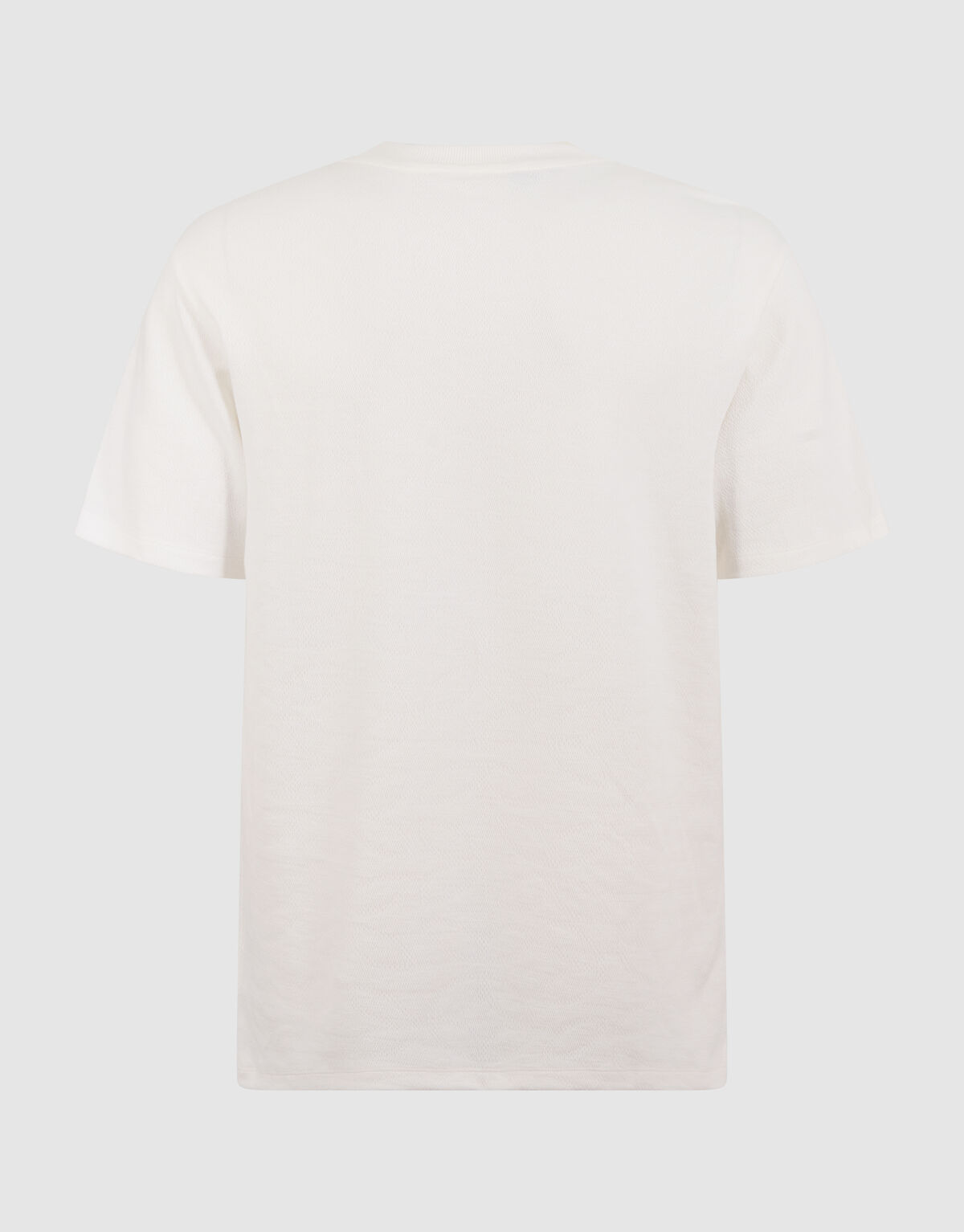 Spark Structuur T-shirt Gebroken Wit