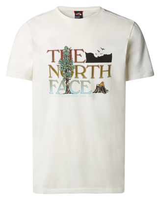 T-Shirt Manches Courtes The North Face Graphic Blanc
