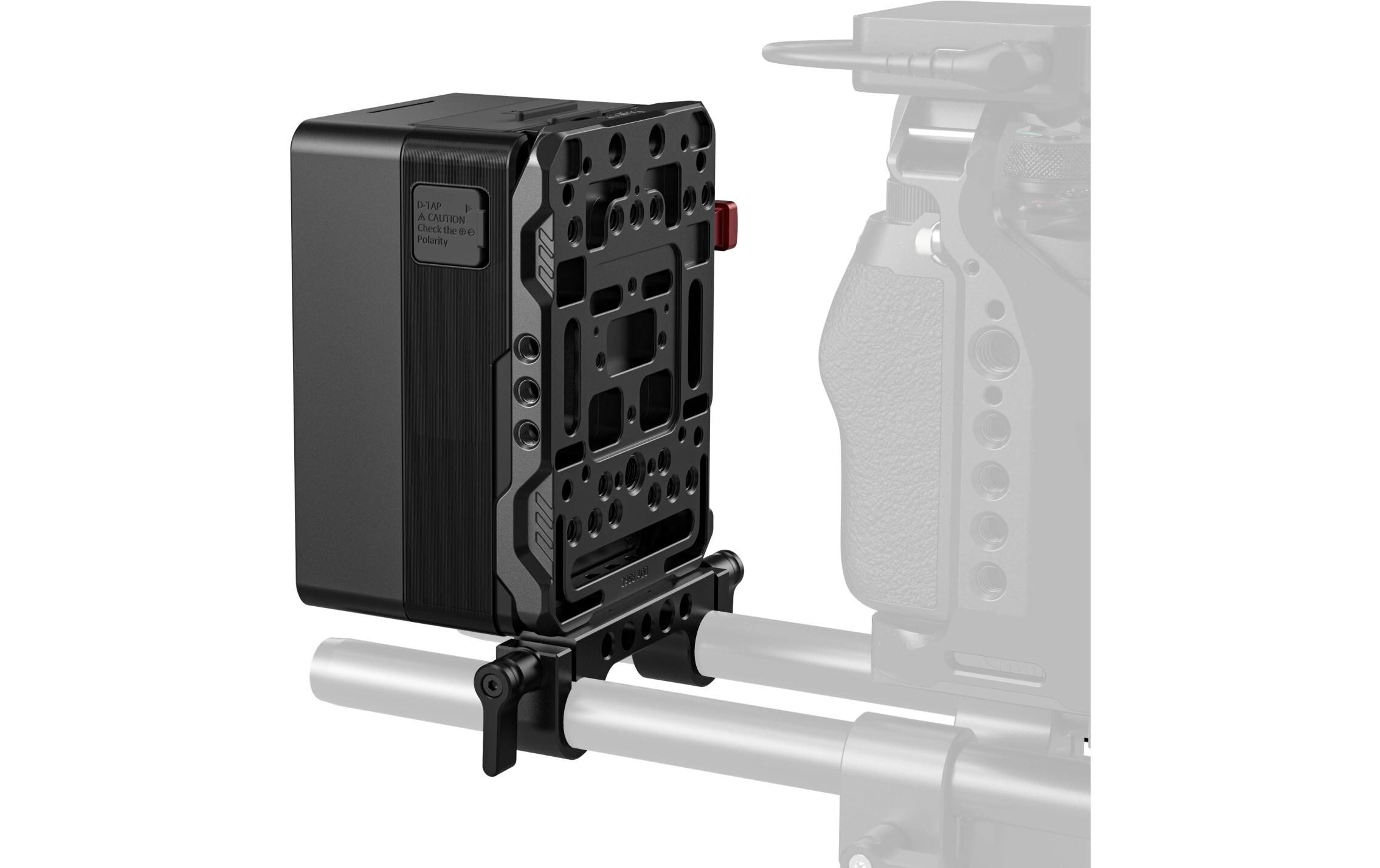 Videokamera-Akku VB99 Pro Kit Akkuplatte mit Stangeklemme<br>V-Mount-Akku mit Akkuplatte