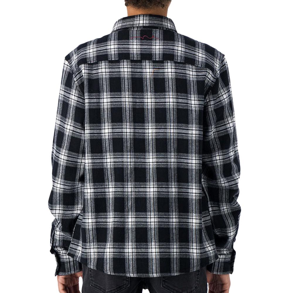 Teddy Smith Chemise Manches Longues Noir/Gris Garçon Teddy Smith Billy