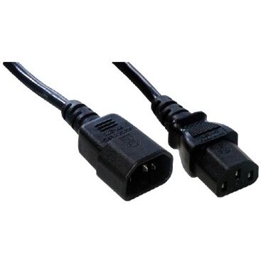 MCL MC902-1M câble électrique Noir Coupleur C14 Coupleur C13
