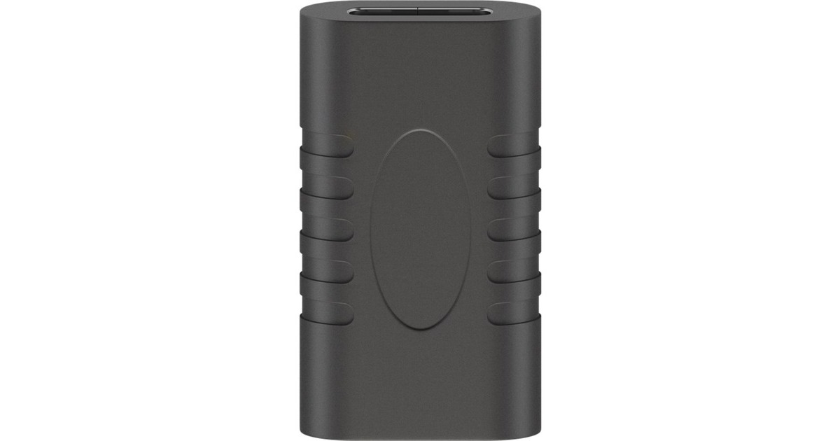 goobayUSB-C > USB-C Adapter   (Zwart)
