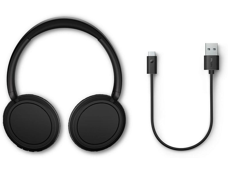 Philips Wireless Over-Ear-Kopfhörer Serie 5000 Schwarz Kabellose Over-Ear-Kopfhörer mit langer Akkulaufzeit und passive Geräuschunterdrückung