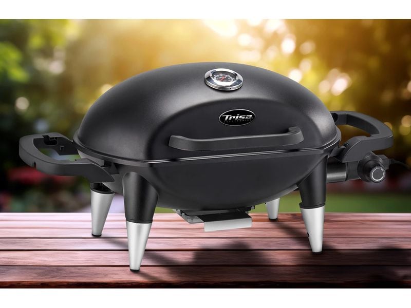 Trisa Elektrogrill Grill Force 2200 Der perfekte Grill für Balkon und Terrasse mit 2200 W
