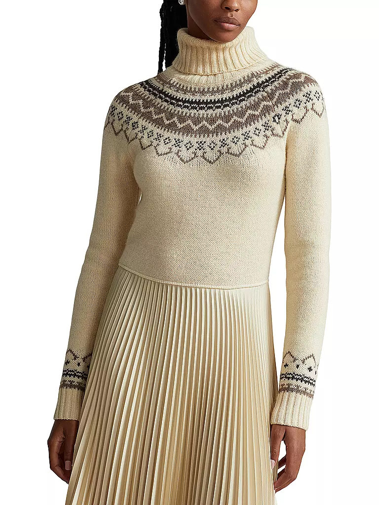 POLO RALPH LAUREN Maxikleid LA BLUEN creme