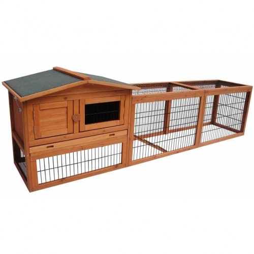 gaiola marrom para coelhos