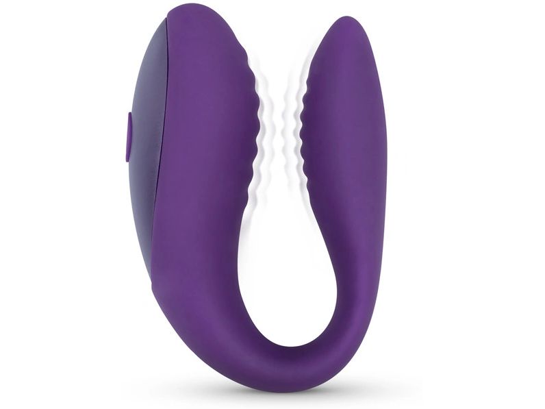 Amorelie Paarvibrator Joy Salsa App-gesteuert App-gesteuertes Lieblingstoy für aufregende Solo-Vibes oder doppelte Paar-Stimulation