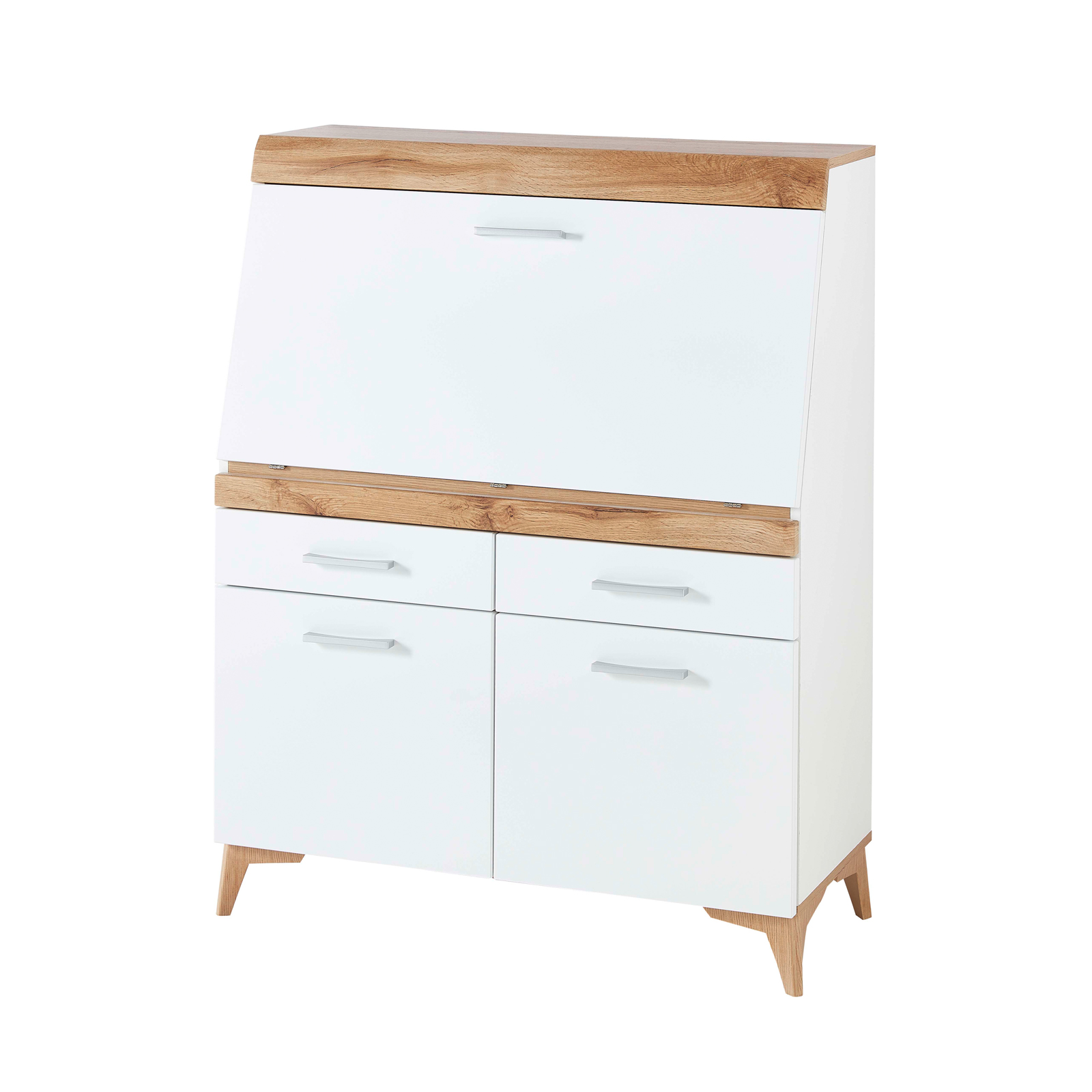 Sekträter - weiß-Eiche Altholz - 98 cm breit
