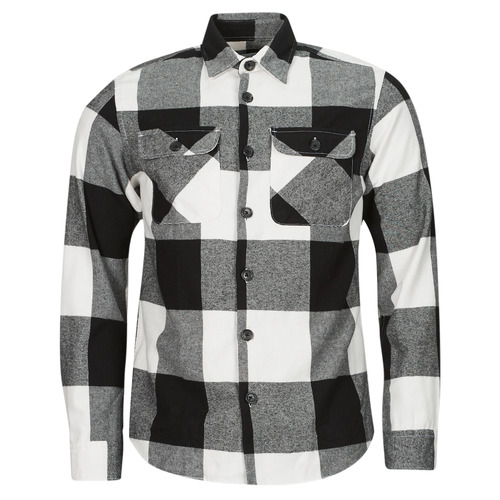 Jack & Jones - JJEDARREN BUFFALO OVERSHIRT LS - Blanc
