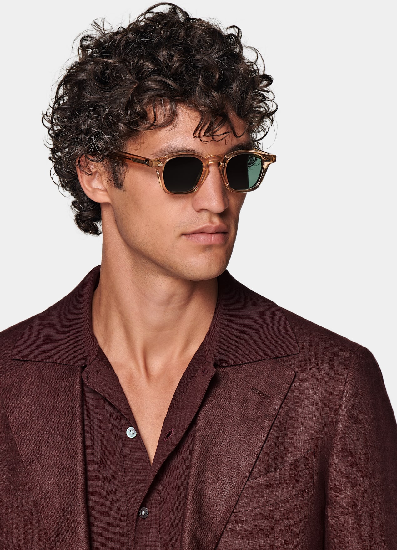 Costume Havana coupe Tailored bordeaux