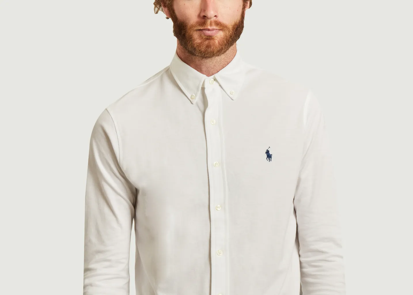 chemise ultra légère en coton piqué Polo Ralph Lauren