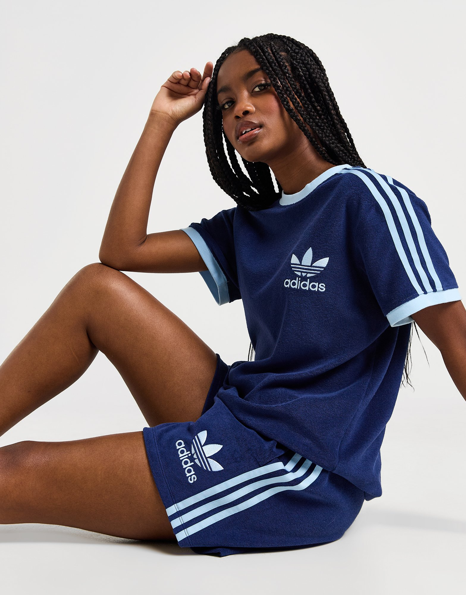 adidas Originals Short Éponge 3-Stripes Femme
