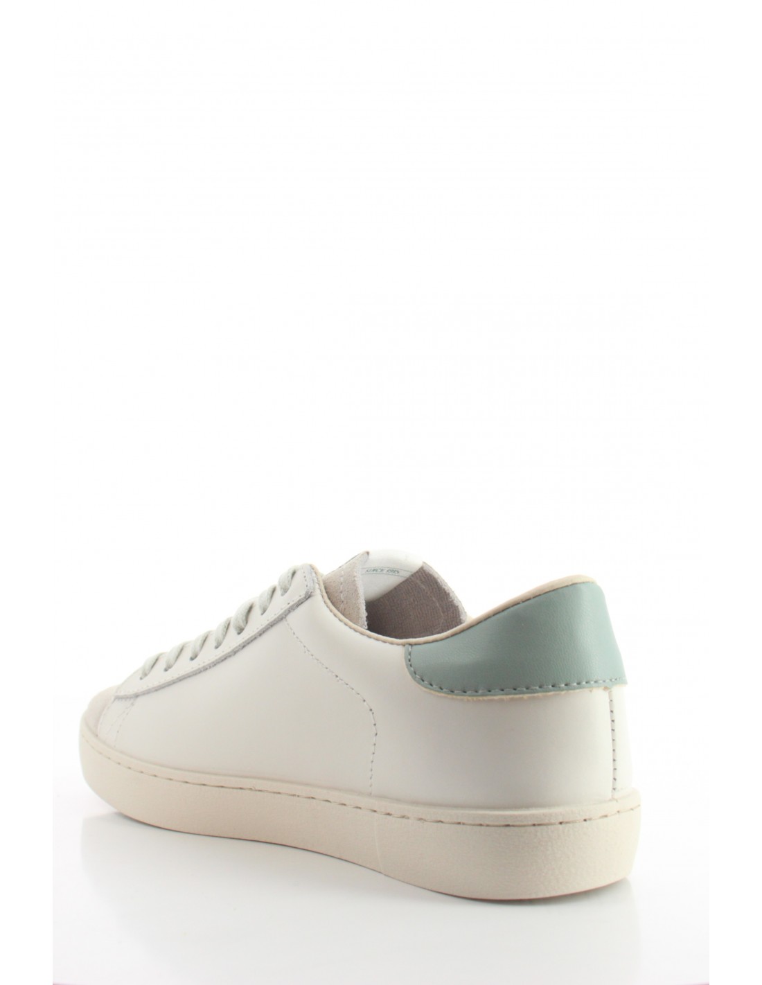 victoria Baskets de ville Femme Berlin Piel & Serraje Cuir Blanc/Vert