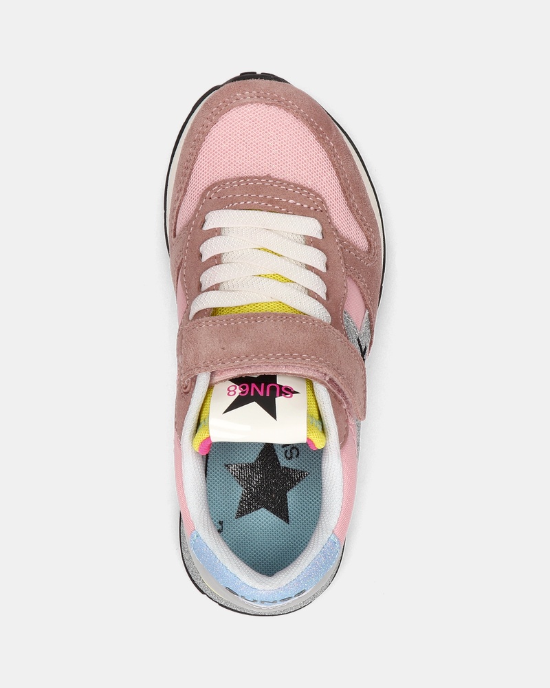 Sun 68 Stargirl Glitter Klittenbandschoenen  - roze