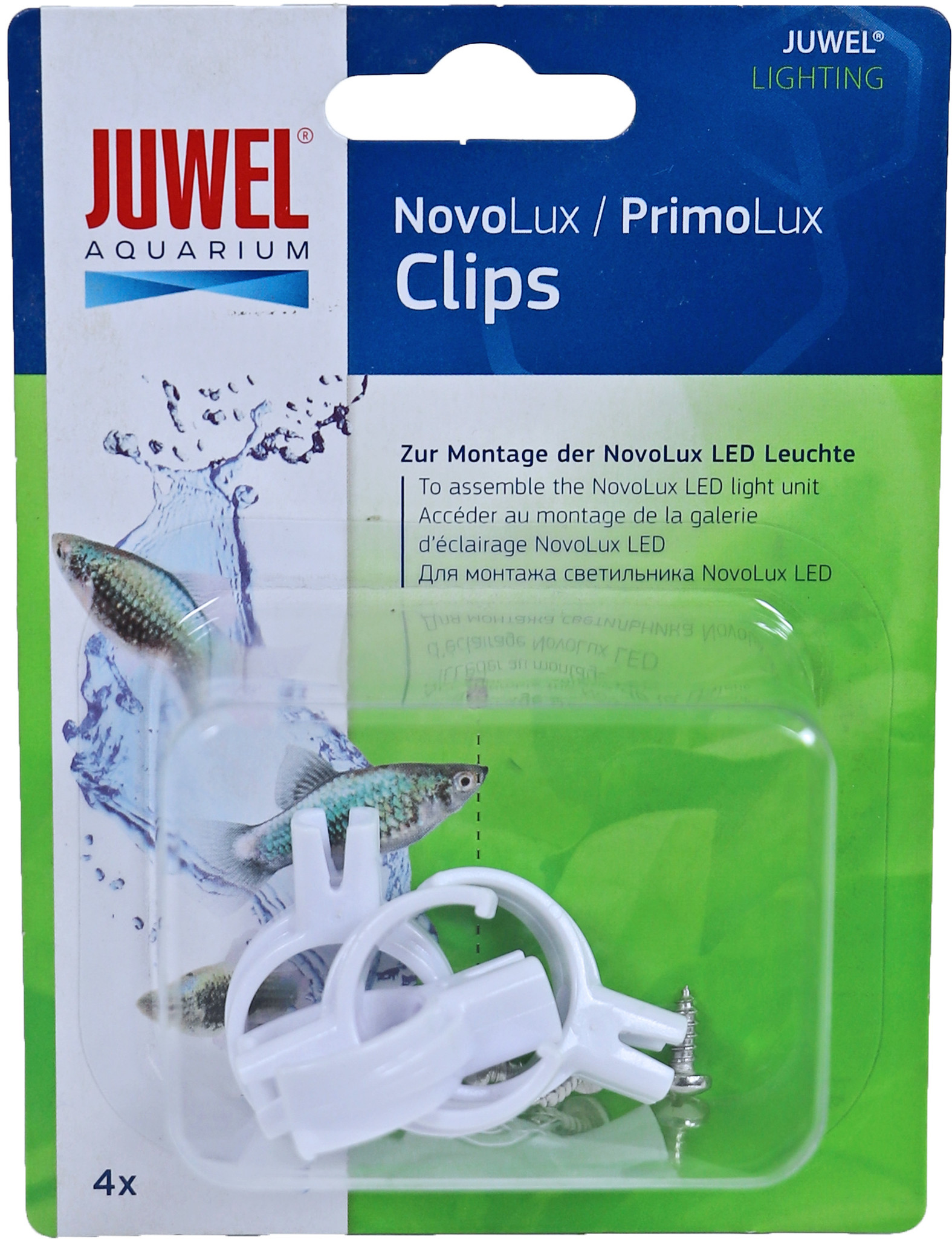 Juwel Novolux Clips Per 4 Stuks