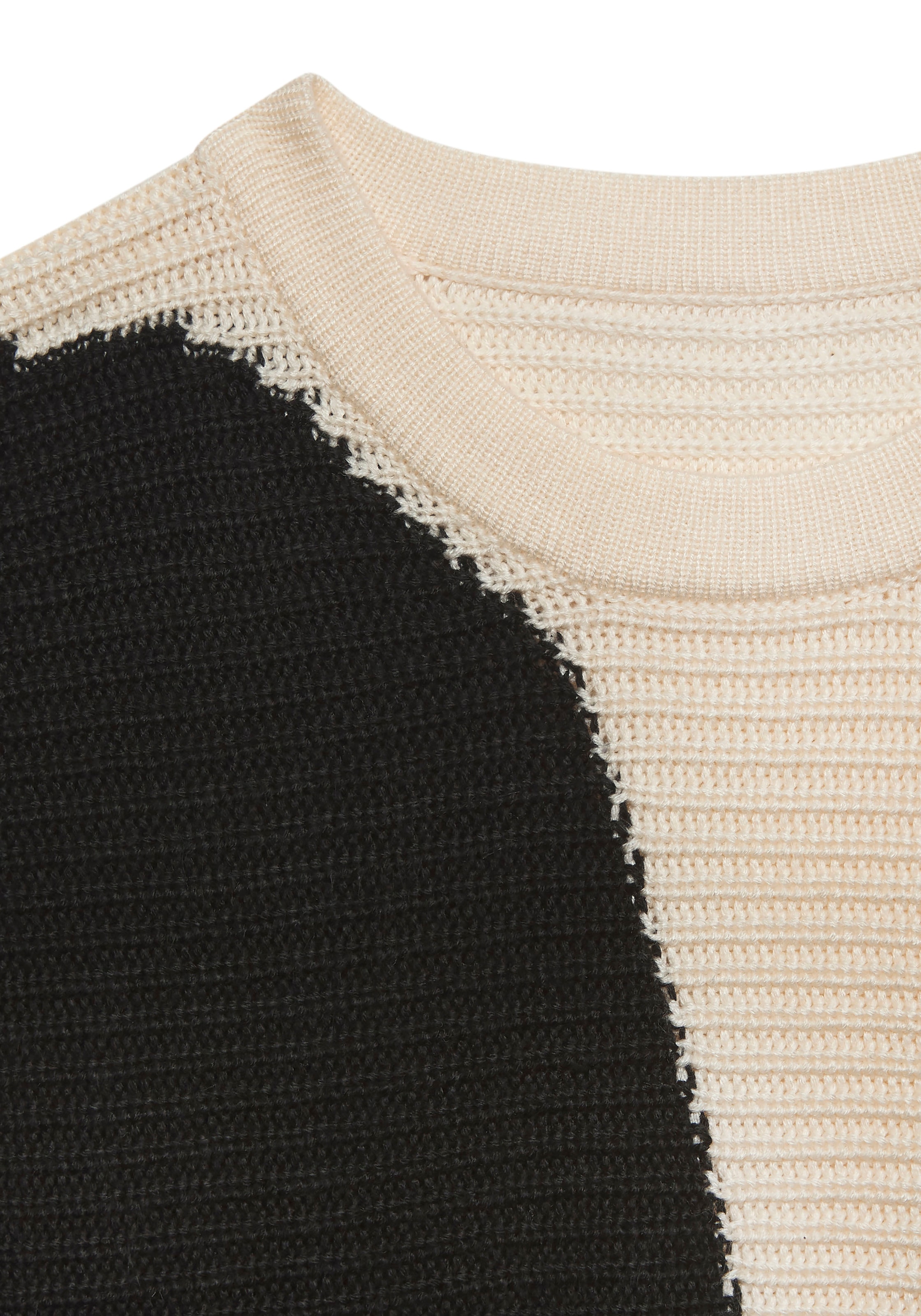 Vivance Strickpullover , in Colorblock-Optik, Rundhals