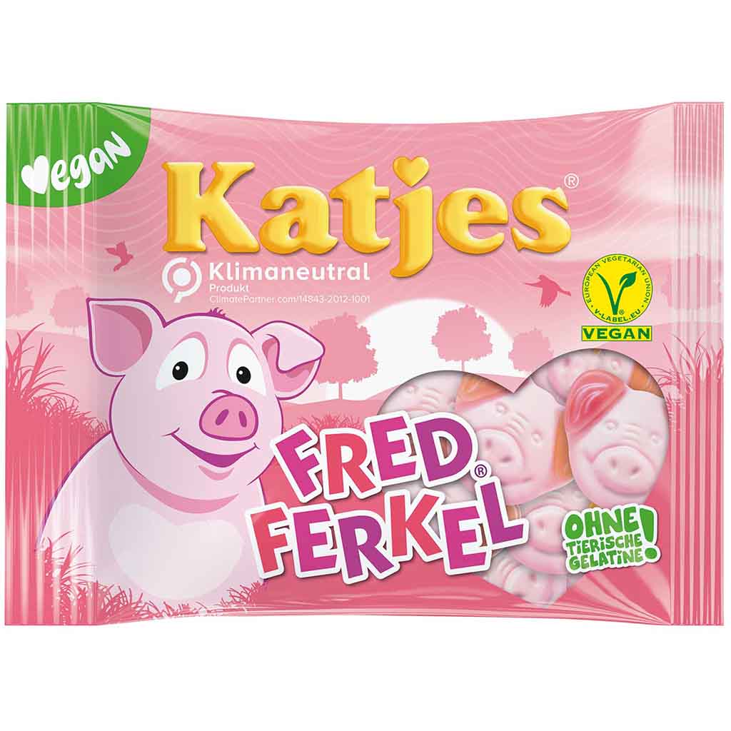 Katjes Fruchtgummi Fred-Ferkel 175g MHD:30.1.26