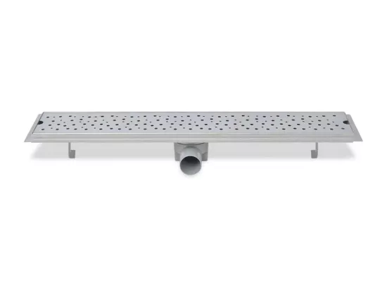 Drain de douche linéaire argenté 73 x 14 x 7 cm 02_0003053