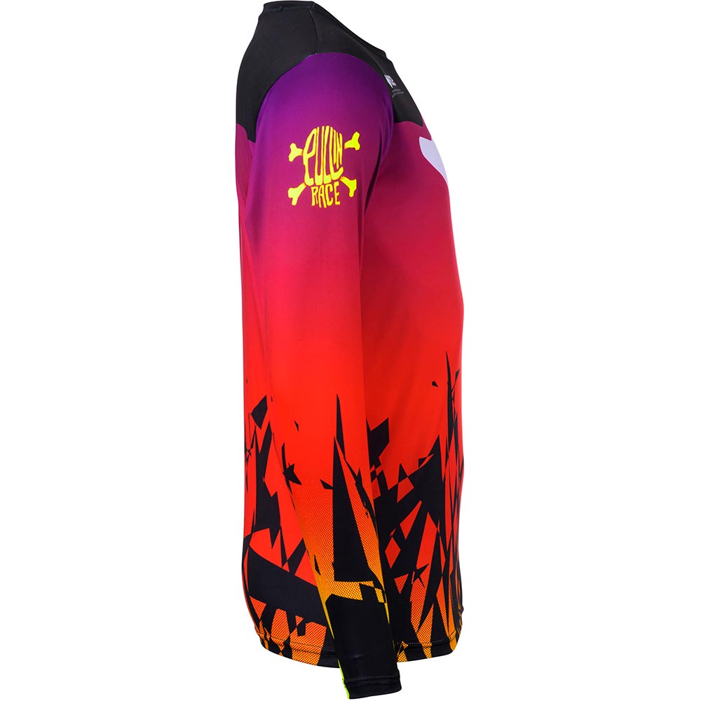 pull-in - Maillot Trash Violet / Rouge / Jaune fluo / Blanc / Noir