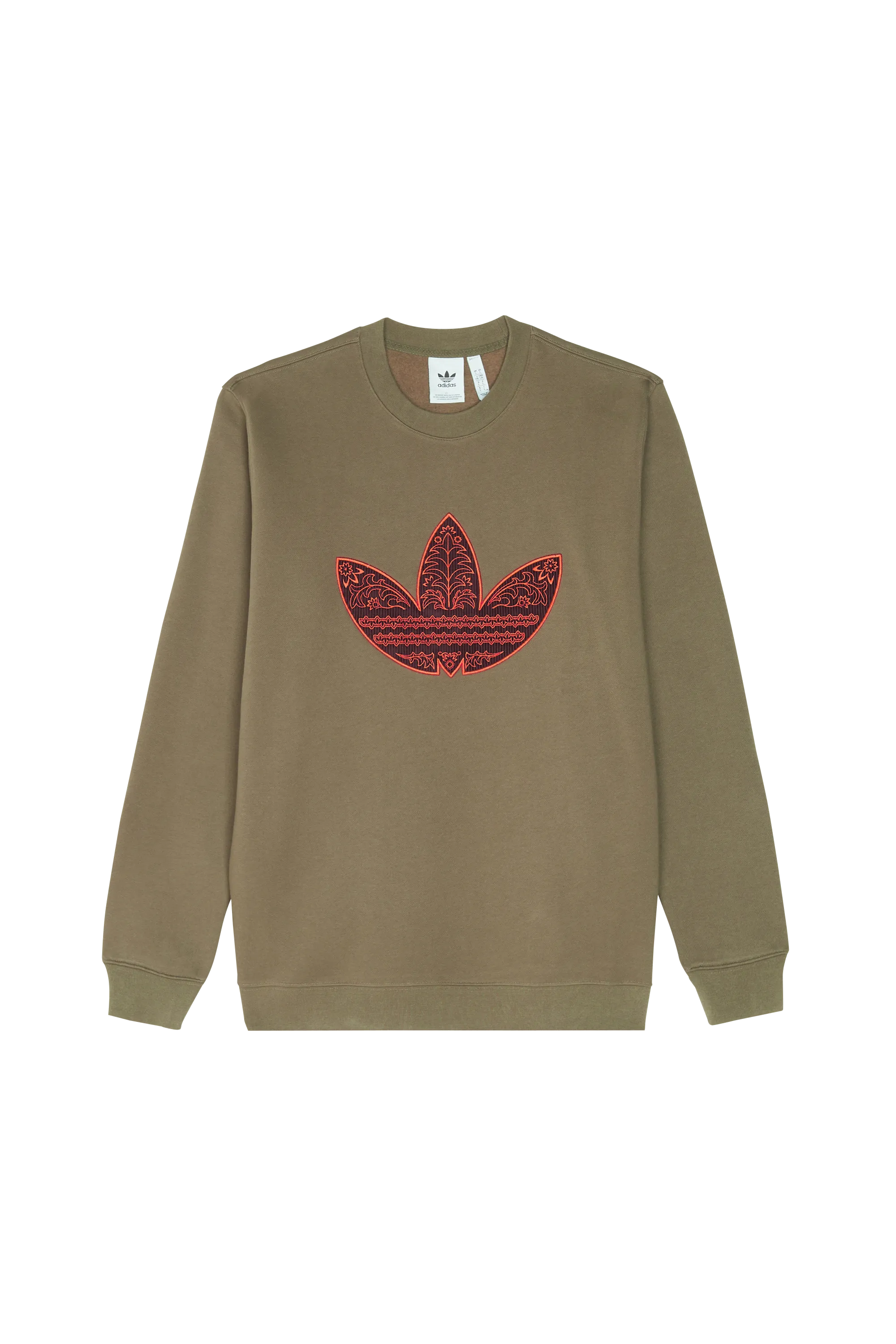 ADIDAS Sweatshirt CORDUROY Vert