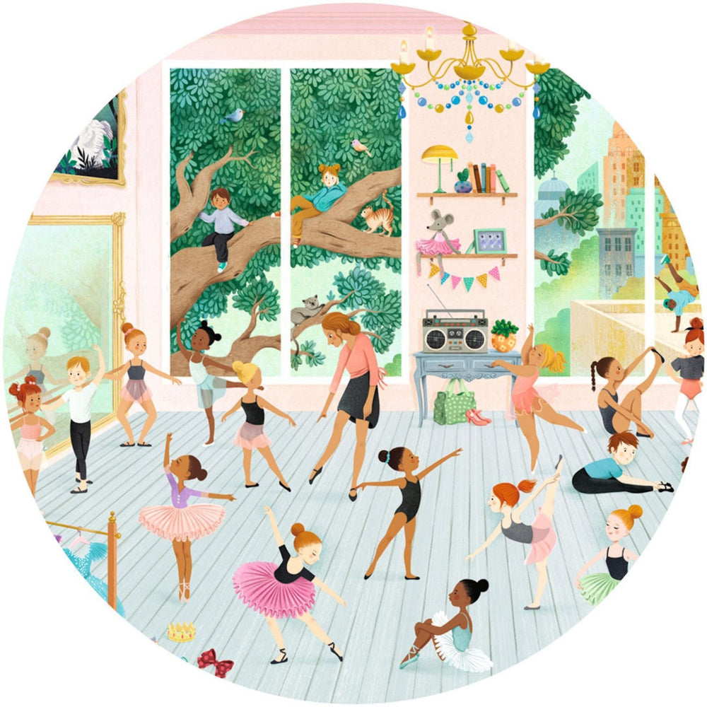 Køb Djeco Observationspuslespil, Danseskole - 100 Brikker