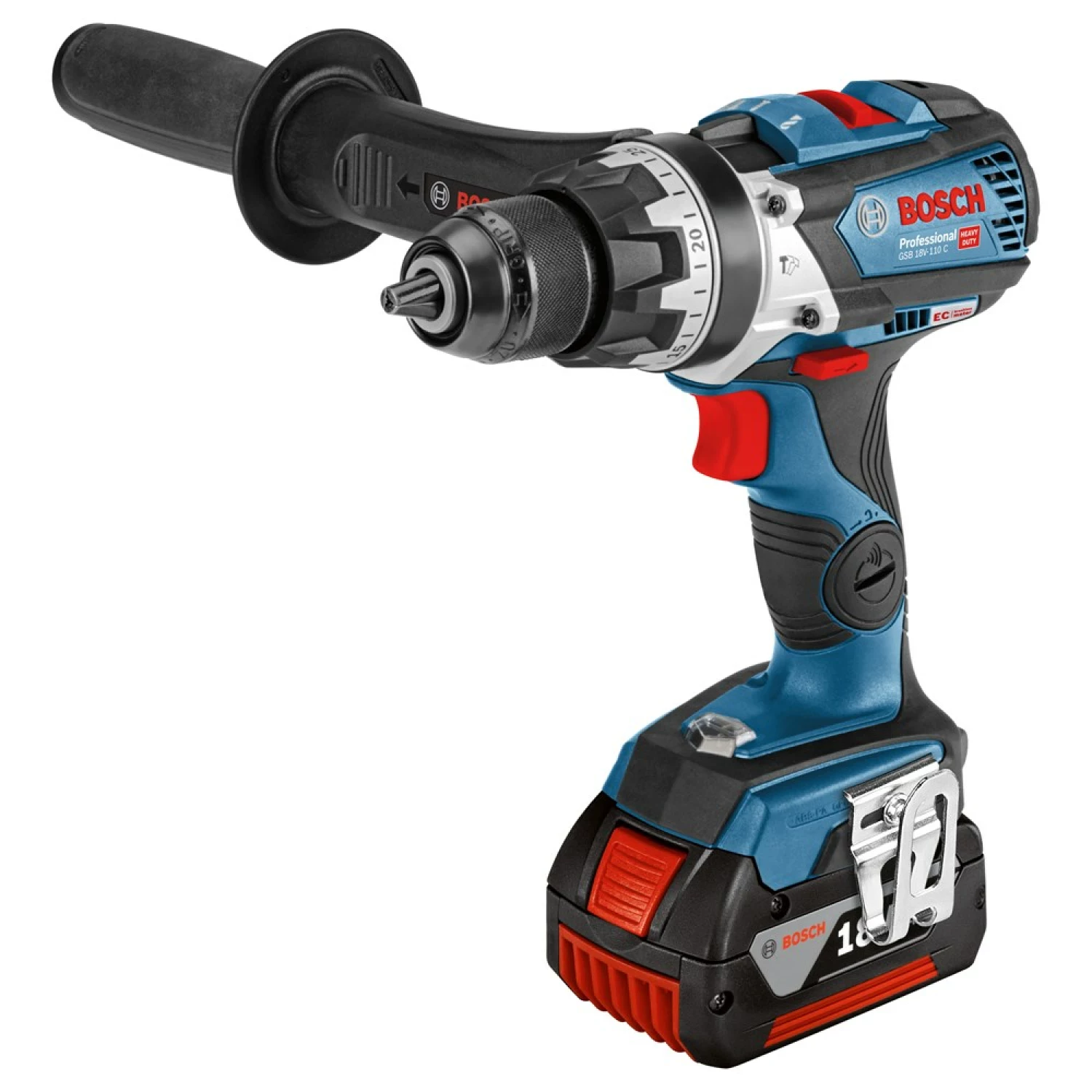Bosch 10 Toolkit 18V 10-delige accu Combiset (3x 5,0Ah) in tas