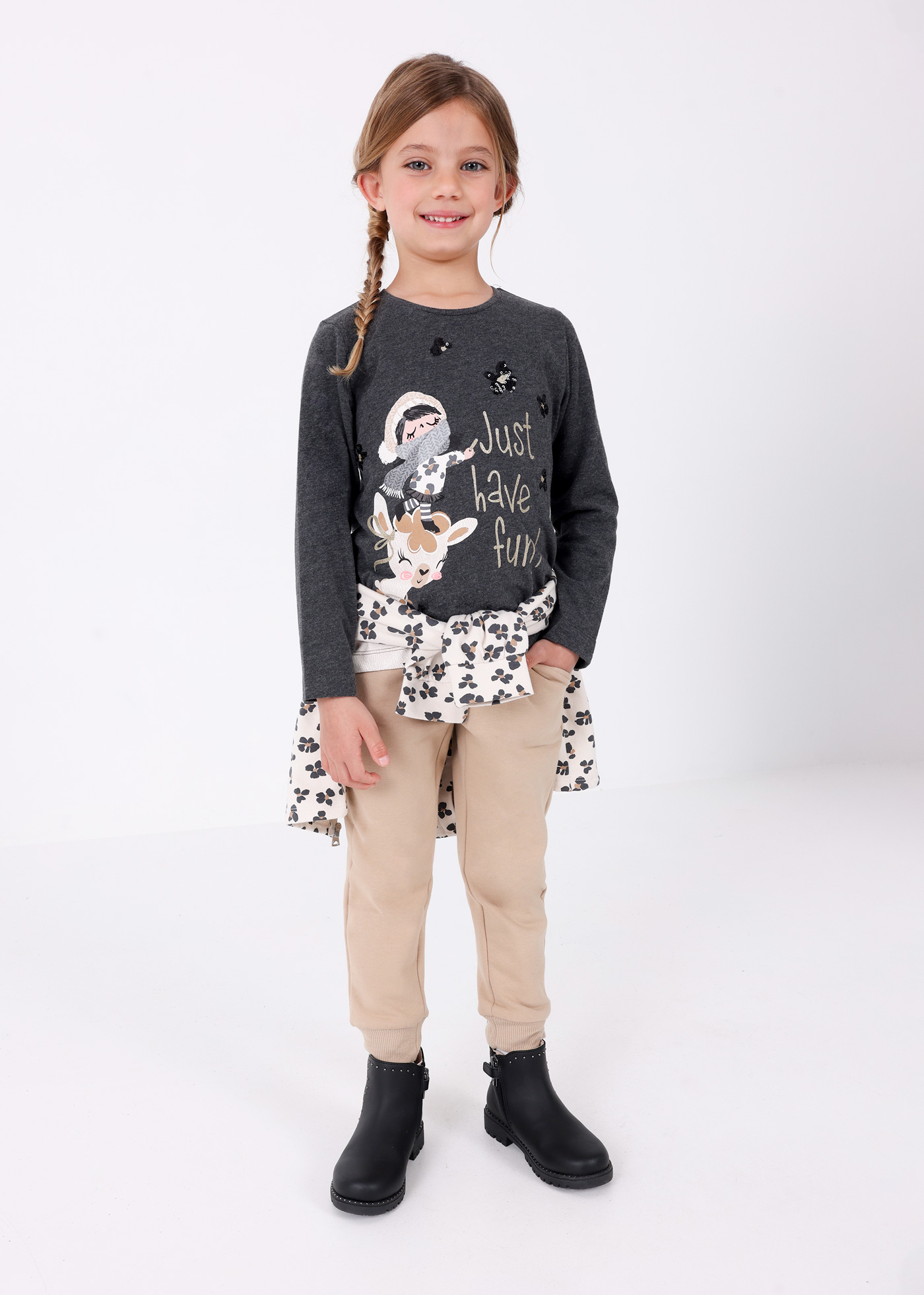 Camiseta estampada Better Cotton para meninas