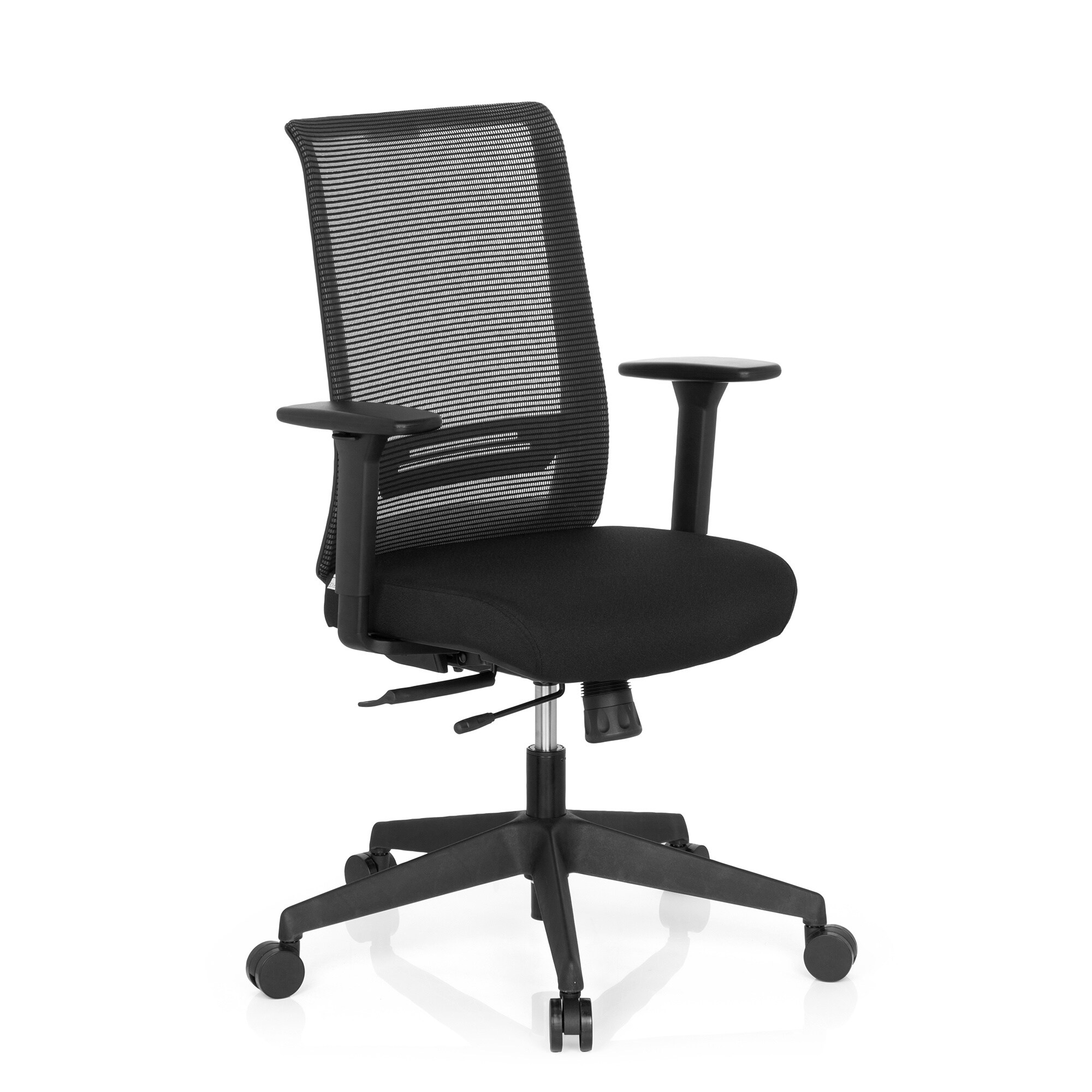 Profi Bürostuhl CONISTON Stoff/Netzstoff mit Armlehnen hjh OFFICE