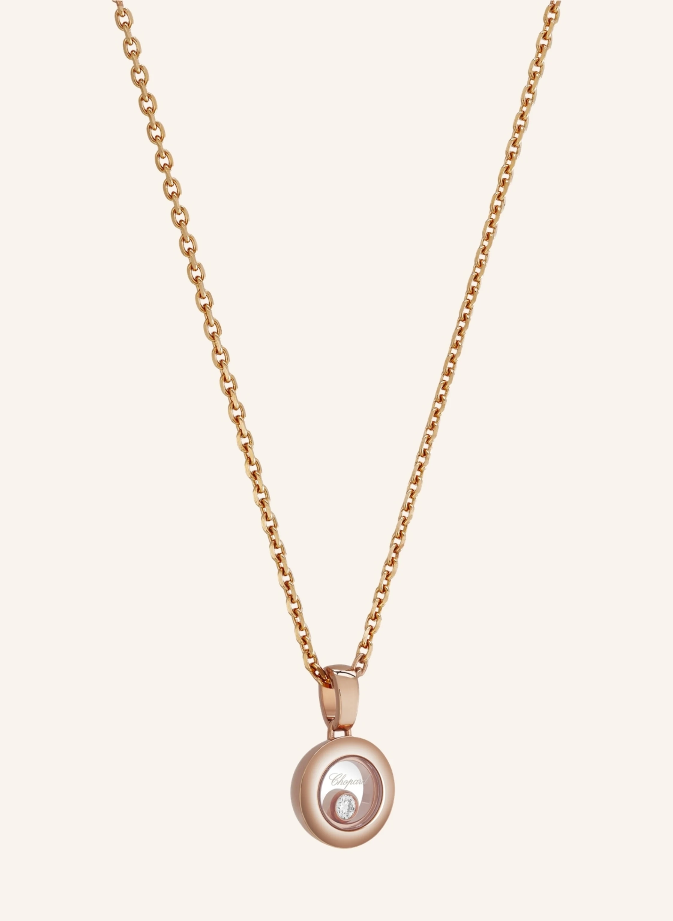Chopard Anhänger HAPPY DIAMONDS ICONS Anhänger aus 18 Karat Roségold und Diamanten