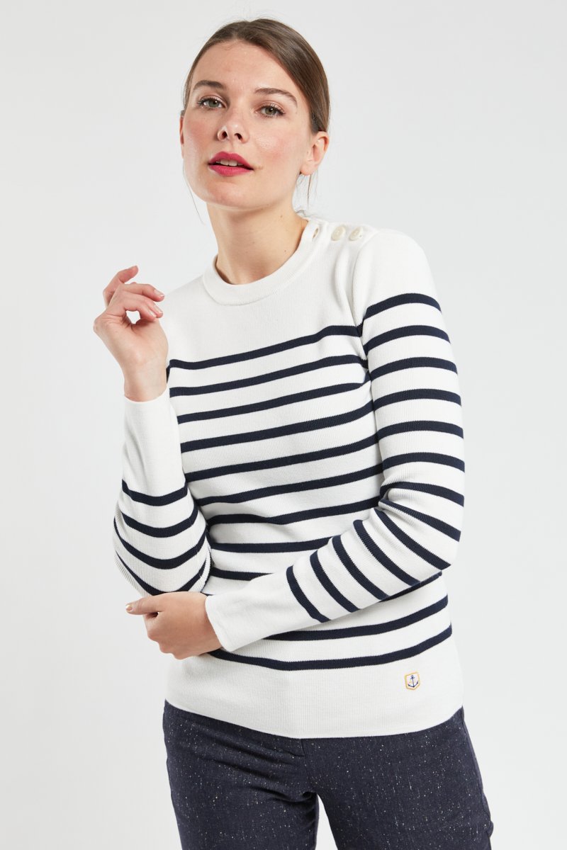 Pull marin rayé 