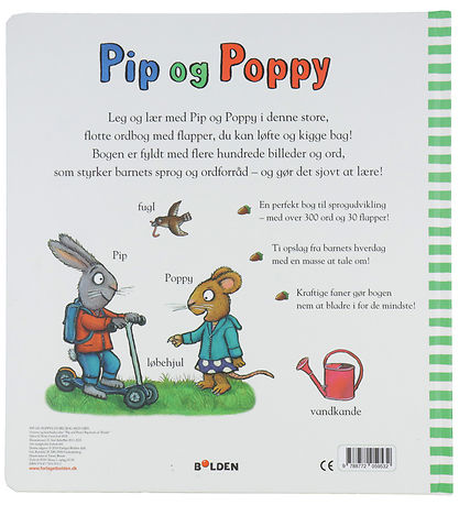 Forlaget Bolden Bog - Pip Og Poppys Store Bog m. Ord