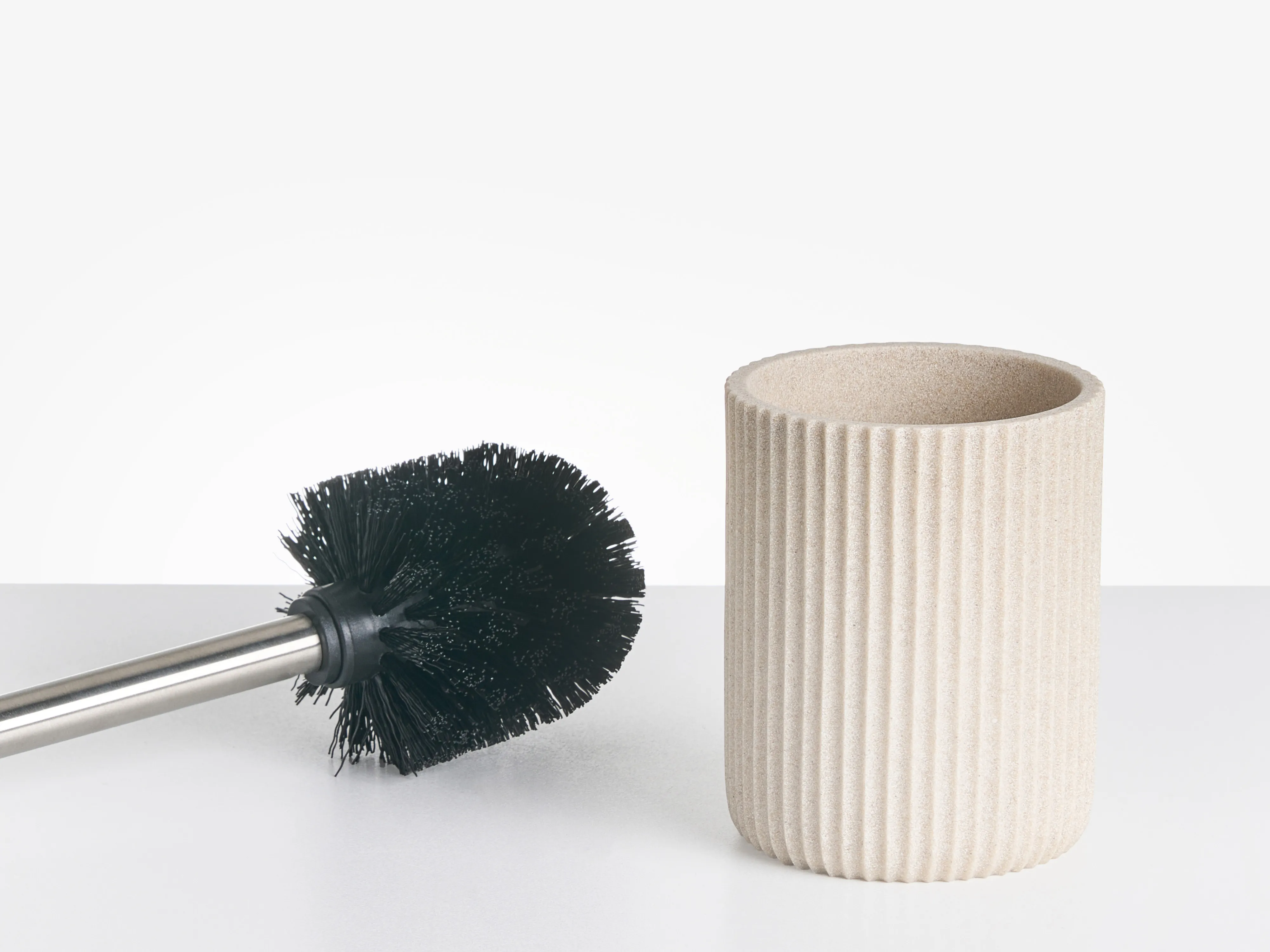 5-delige badkameraccessoireset CAMANA Lichtbeige