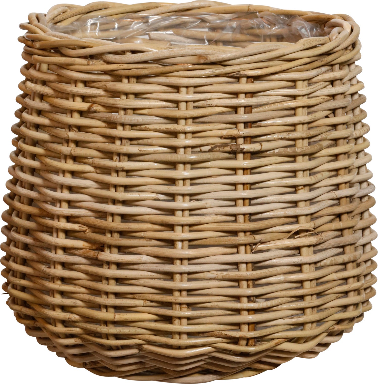 Bloempot rattan naturel D 22 H 22 cm