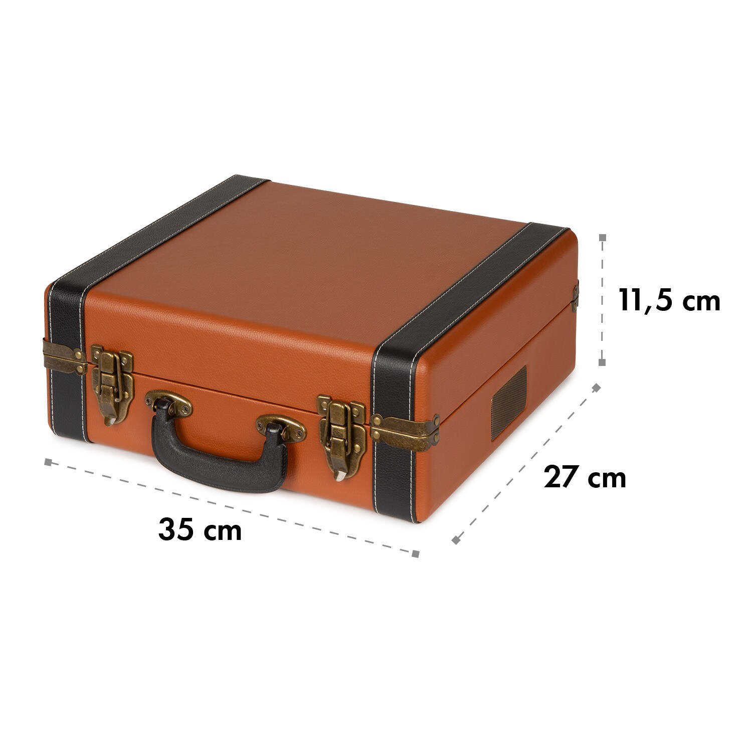 Jerry Lee BT Plattenspieler BT USB Aufnahme & Wiedergabe braun