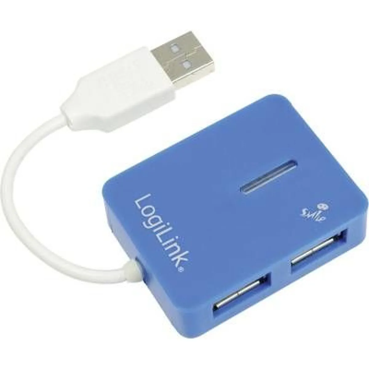 LogiLink Smile Hub USB 2.0 4 Ports Bleu