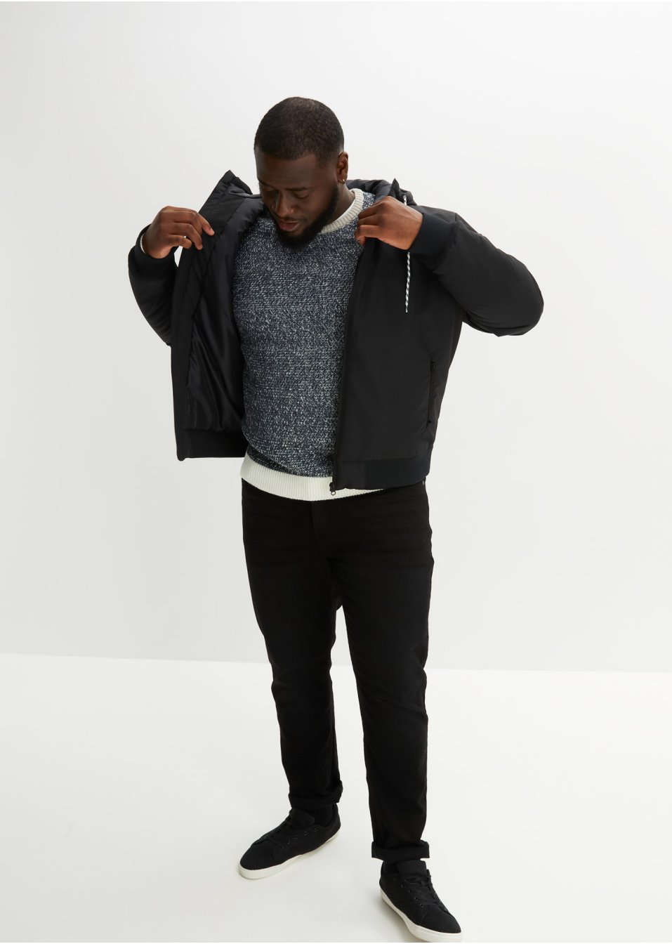 Veste d'hiver à capuche