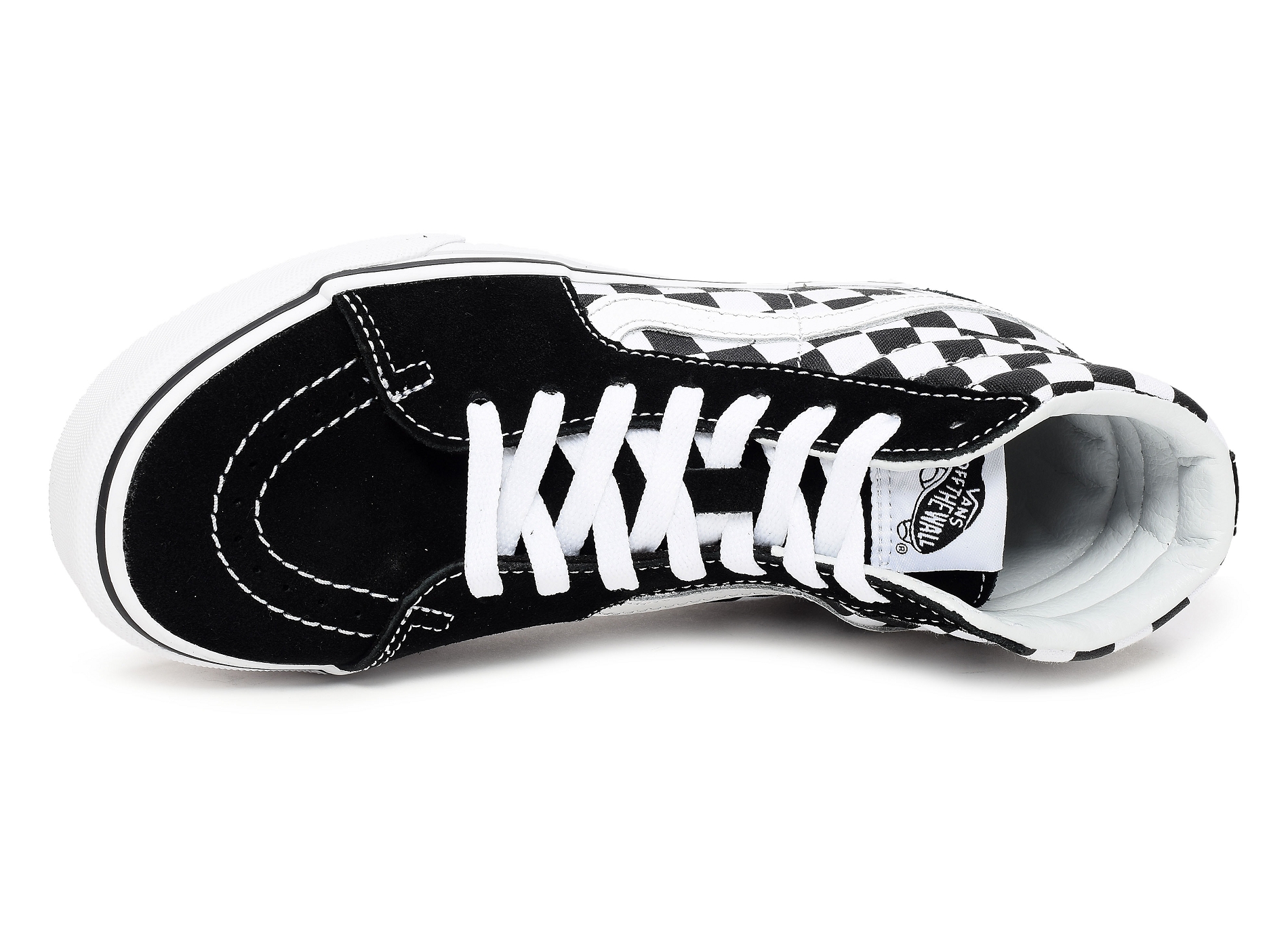 Ua sk8 hi platform noir blanc