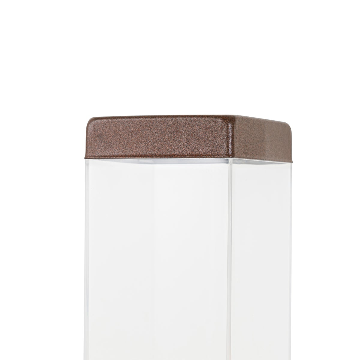 Moderne buitenlantaarnpaal, roestbruin, 80 cm - Malios