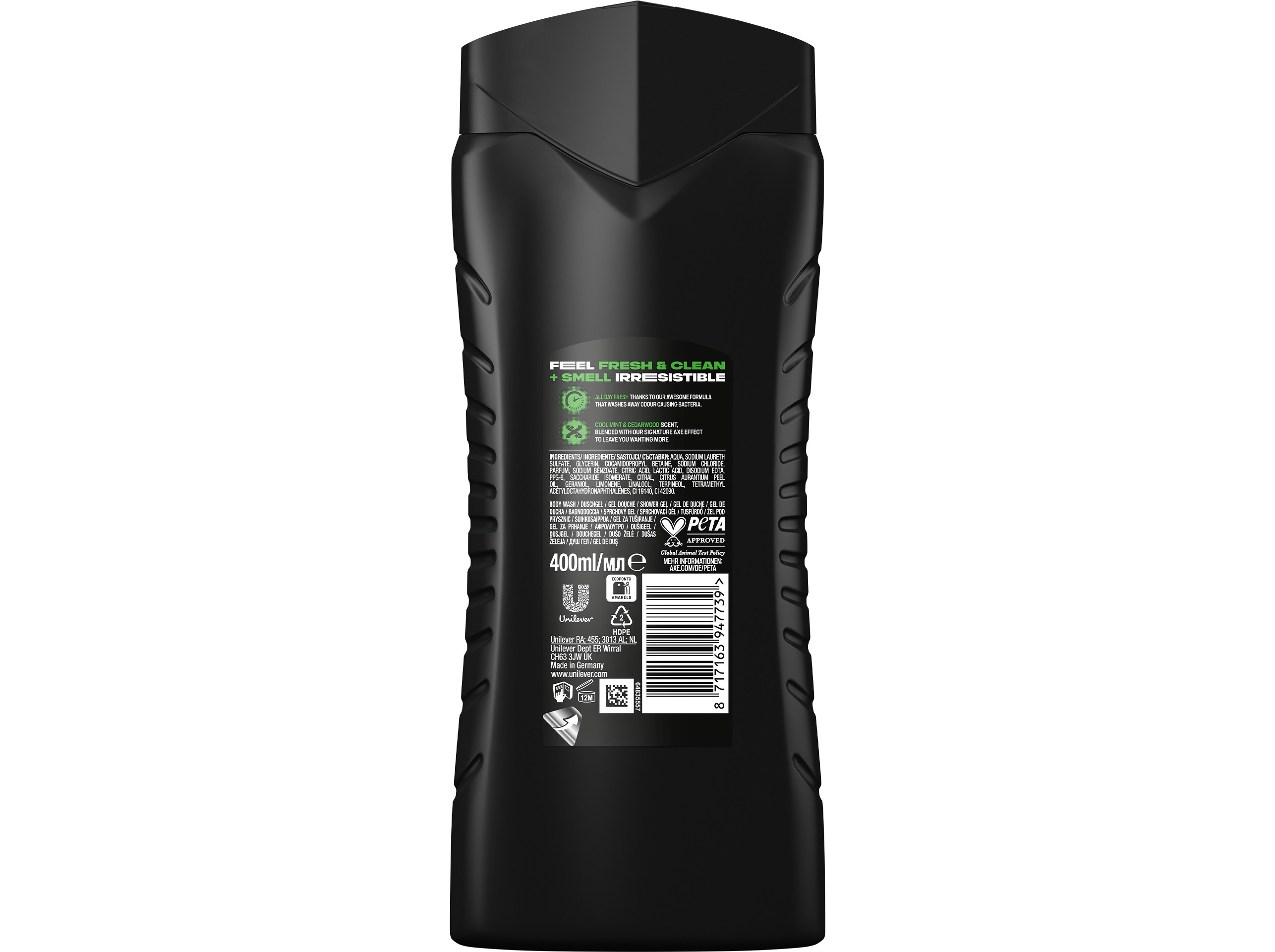 GEL AXE BANHO GREEN MOJITO 400ML